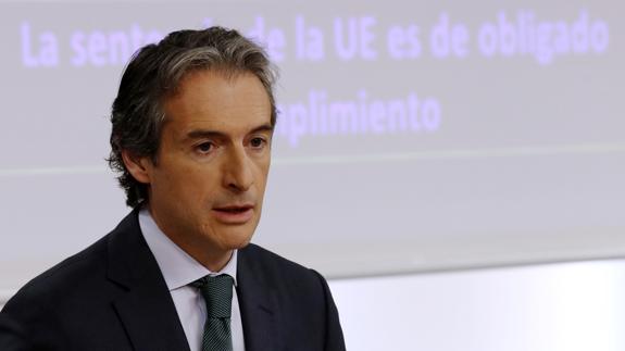 Íñigo de la Serna, ministro de Fomento.