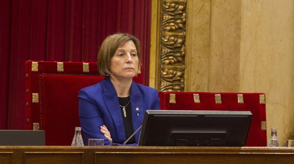 La presidenta del Parlament, Carme Forcadell.