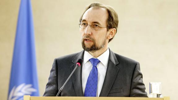 Zeid Ra'ad al Hussein, alto comisionado de Naciones Unidas para los Derechos Humanos.