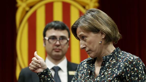 Carme Forcadell, presidenta del Parlament.