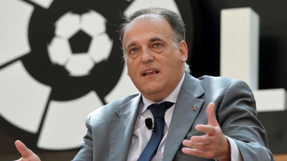 Javier Tebas, presidente de LaLiga. 