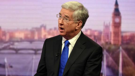 El ministro de Defensa británico, Michael Fallon.