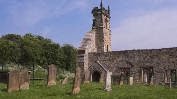 Iglesia de St Martins en Wharram Percy. 