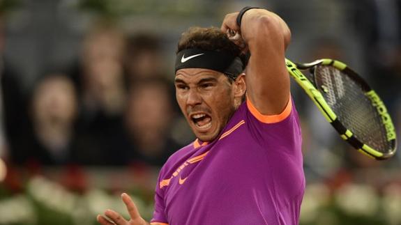 Rafa Nadal, en el torneo de Madrid. 