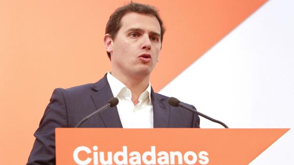 El presidente de Ciudadanos, Albert Rivera.