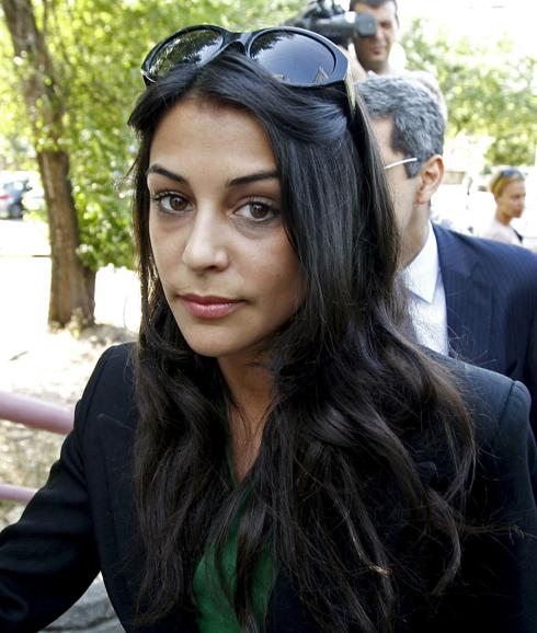 La actriz Sara Casasnovas, en el jucio de 2010. 