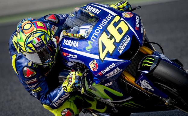 Valentino Rossi, en Montmeló. 