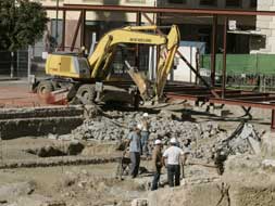 Comienzan en calle Alcazabilla los trabajos arqueológicos, que durarán ocho meses