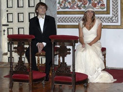 Lucía Jiménez y Benito Sagredo se casan ante la patrona de Segovia