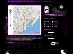 ¿Dónde hay accesos wifi a Internet en Málaga?