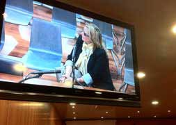 Mayte Zaldívar, durante el juicio.:: Salvador Salas