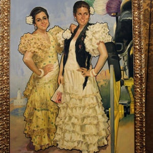 Cartel de Rando Soto, imagen de la Feria de Málaga 2011. Foto: Carlos Moret.