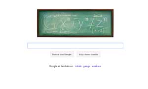 El matemático Pierre de Fermat se cuela en el doodle de Google