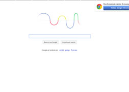 Heinrich Rudolf Hertz investiga el efecto fotoeléctrico en la portada de Google