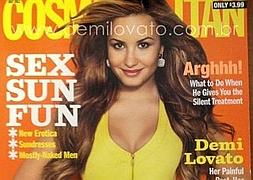 Demi Lovato y su portada Kill Bill en Cosmopolitan