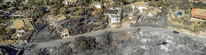 Una fogata es el origen más probable del peor incendio en Málaga en 20 años