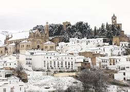 Antequera, cubierta de nieve siete años después