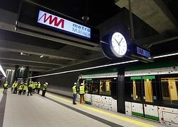 Las líneas 1 y 2 del metro de Málaga están casi listas para comenzar a prestar servicio. :: Álvaro Cabrera