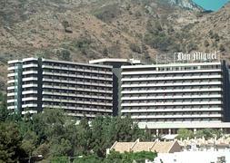 La imagen del Hotel Don Miguel sigue siendo un emblema de la ciudad. :: josele-lanza