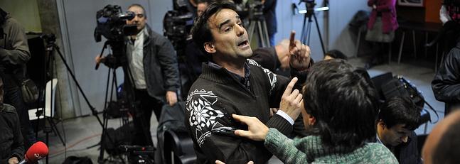 El periodista expulsado de la reunión. /Ignacio Pérez