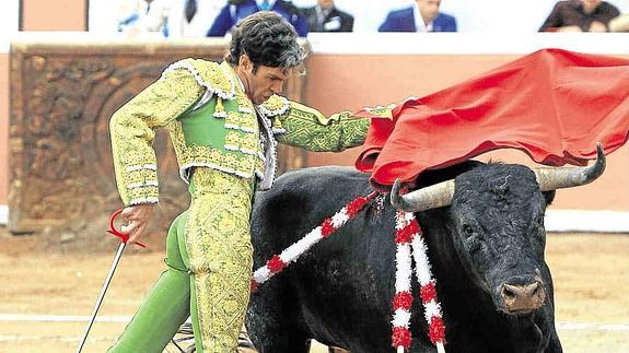 José Tomás en la plaza de toros de Juriquilla, en el estado de Querétaro (México)