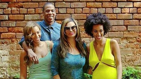 Beyoncé colgó esta estampa familiar en Internet 