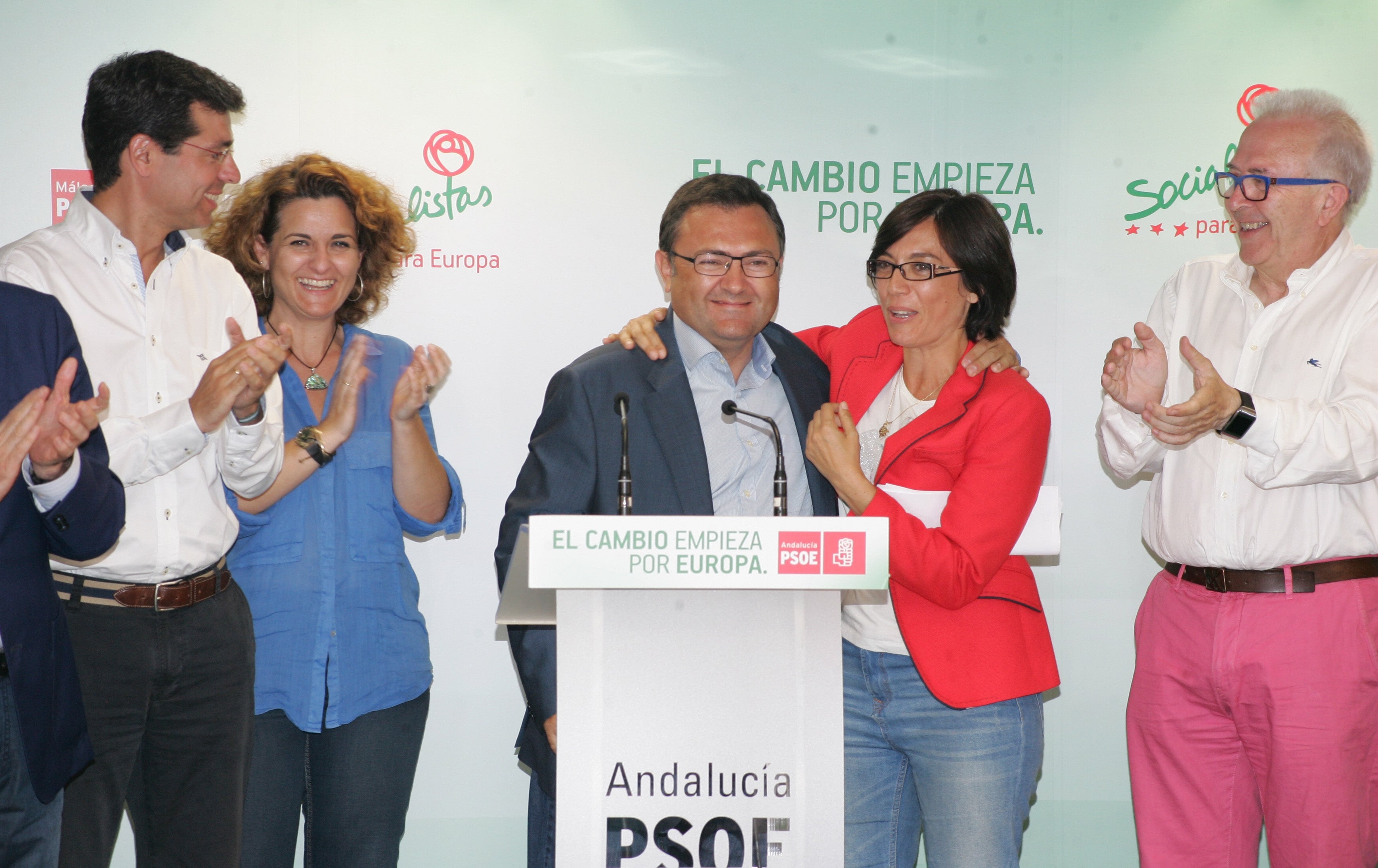 Heredia y Gámez celebran los resultados electorales