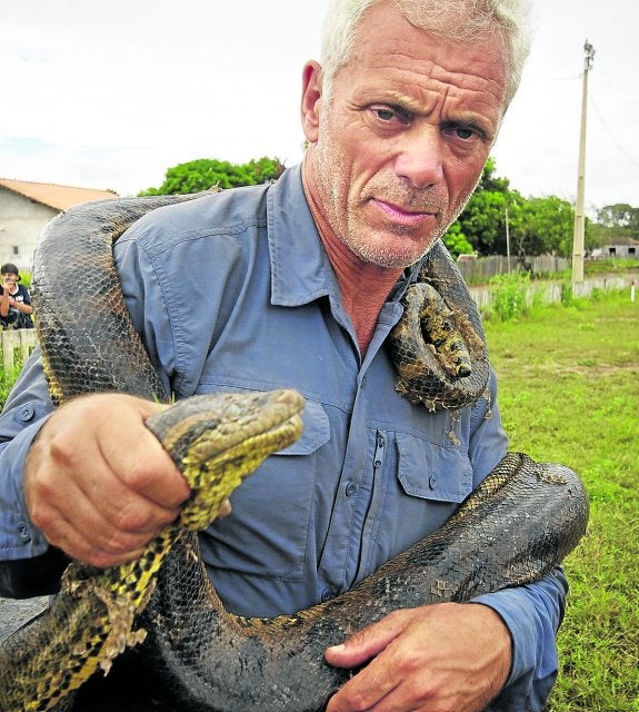 Jeremy Wade estrena esta noche la sexta temporada de 'Monstruos de río'. :: discovery max
