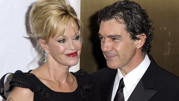 Antonio Banderas y Melanie Griffith.