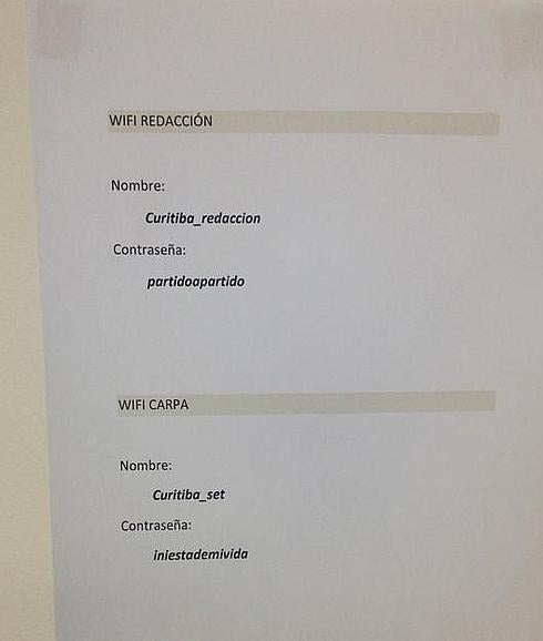 Imagen del folio con las claves de Telecinco que ha colgado Sara Carbonero en su blog.