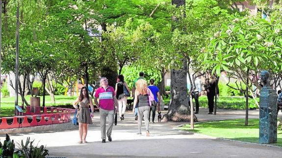 Las obras del jardín del Soho acaban pero se frenan las del hotel contiguo