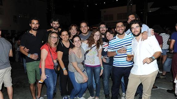 Uno de los grupos asistentes.