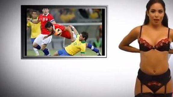 Una cadena venezolana da los resúmenes del Mundial de Brasil con presentadoras desnudas