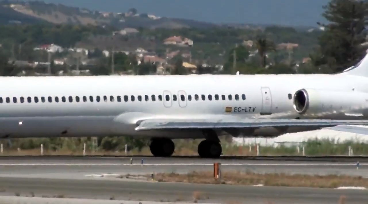 El MD83 de Swiftair accidentado pasó por Málaga hace un mes