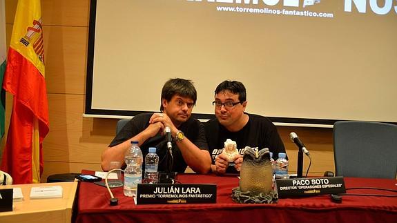 Los directores Julián Lara y Paco Soto, dos de los protagonistas del próximo certamen de cine fantástico.