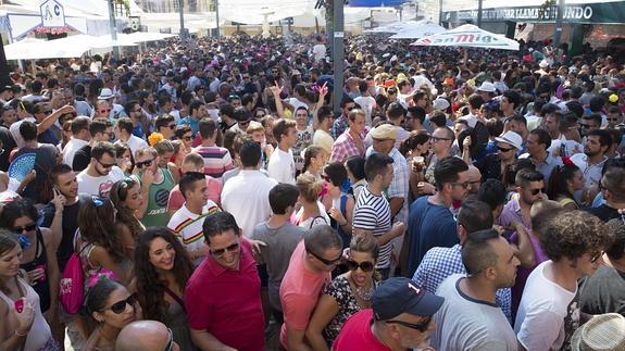 La plaza de la Constitución ha mostrado un gran ambiente durante toda la semana de fiesta