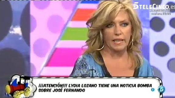 Lydia Lozano dio este lunes la noticia. 