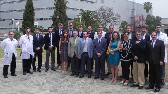 Representantes del Clúster de Sistemas Aeronáuticos del PTA.