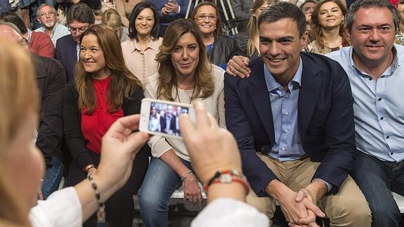 Díaz y Sánchez, esta mañana en Sevilla