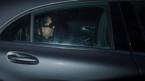 Isabel pantoja llegando a la cárcel de Alcala de Guadaira.