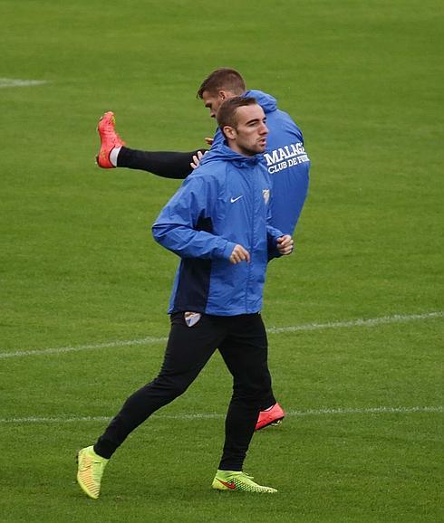 Sergi Darder, en el entrenamiento de ayer.