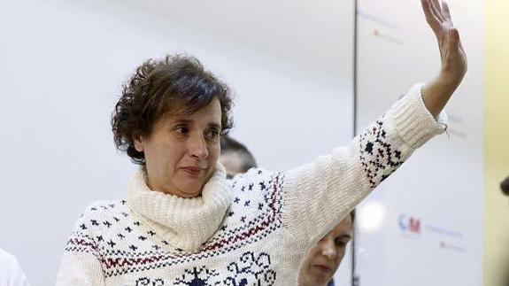 Teresa Romero, este sábado en el plató de Telecinco