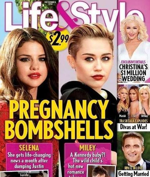 Life & Style asegura que Miley Cyrus está embarazada. 