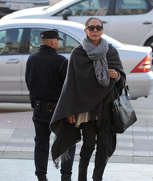 Pantoja, en una de las sesiones del juicio.