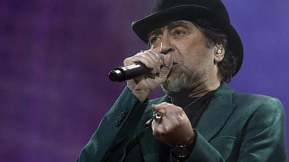 Joaquín Sabina, durante el concierto. 