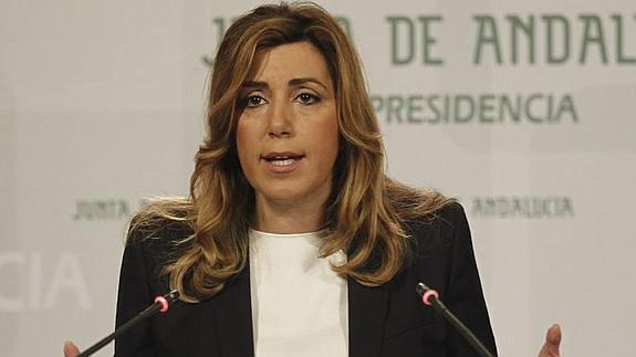 Susana Díaz, tras la reunión del Consejo de Gobierno