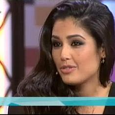 Patricia Yurena en el plató de 'Hable con ellas'.