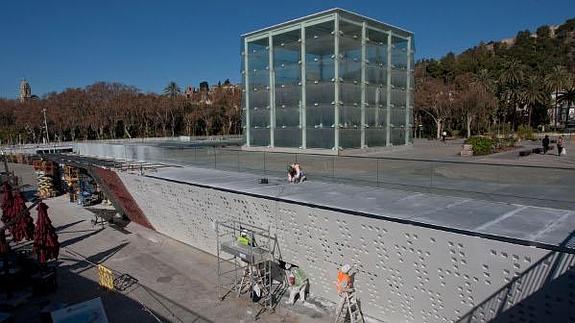 El Ayuntamiento mantiene sus planes de inaugurar el Centro Pompidou Málaga en la segunda mitad de marzo.