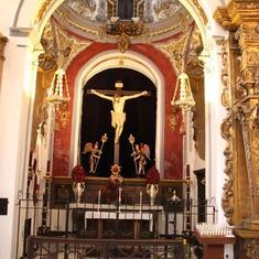 El Cristo se trasladó en 1895 a la iglesia de San Juan Bautista, donde recibe culto en la actualidad.