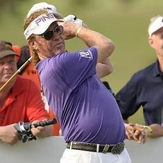 Jimenez, el más veterano en la prueba. 